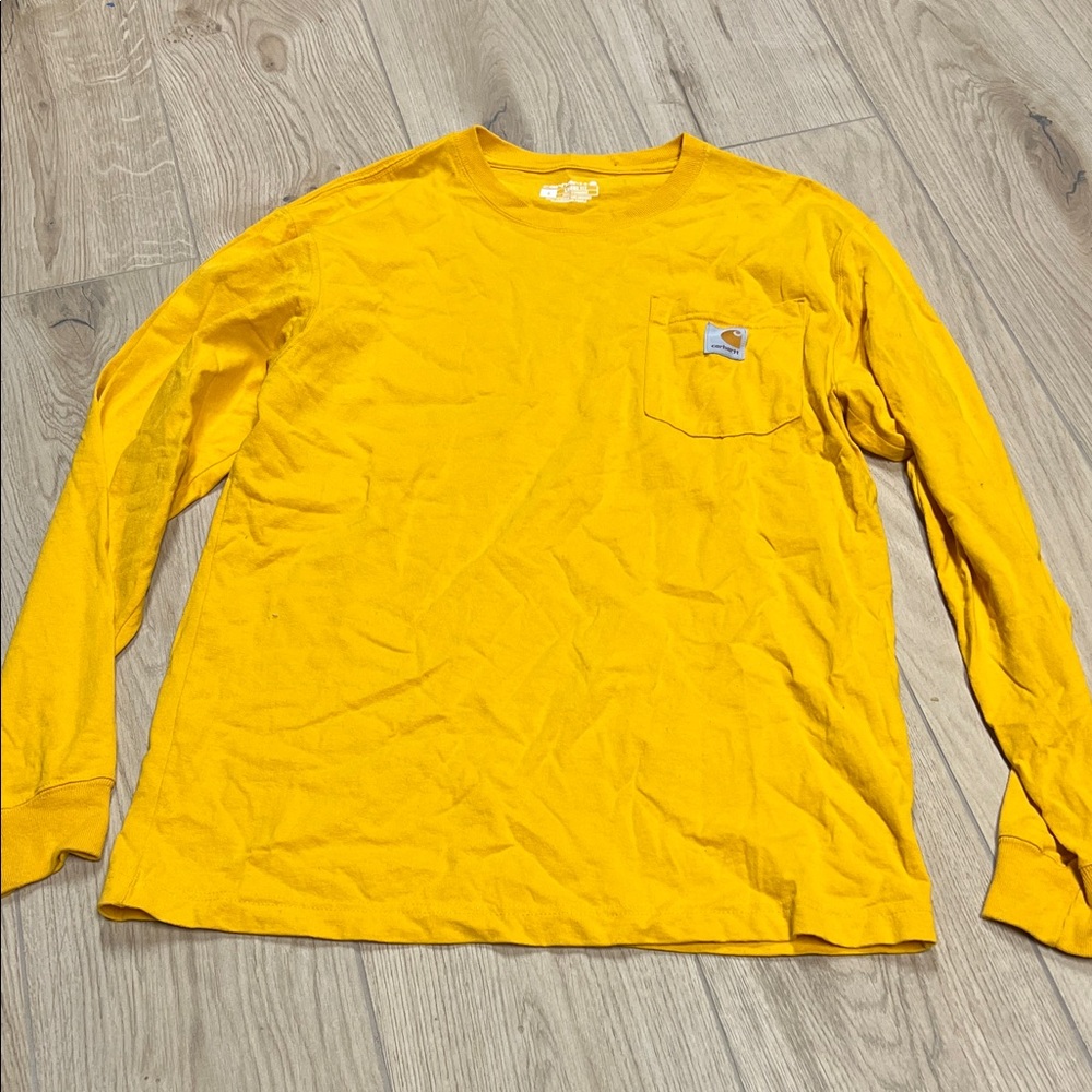 Carhartt Yellow Long Sleeve Shirt